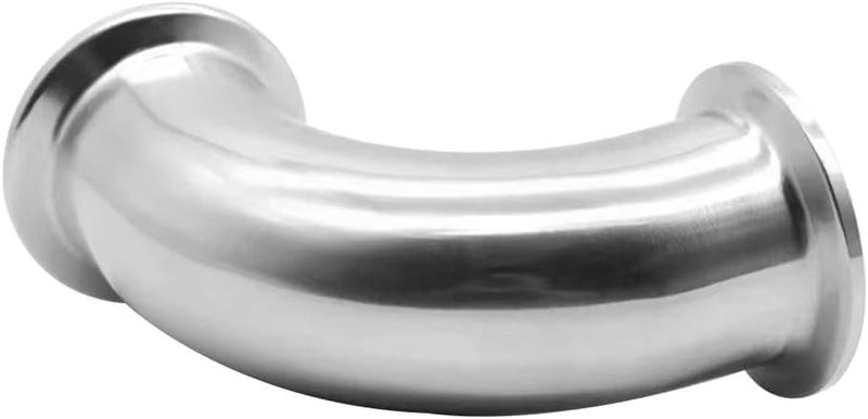 Fitvell Stainless Steel 1" Tube OD Sanitary Ferrule Elbow 90 Degree Pipe Fitting 1.5" Tri Clamp Ferrule OD 50.5mm (pack of 2) - Image 5